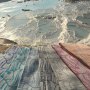 Plážová osuška Trol svetlo sivá (acik gri)
