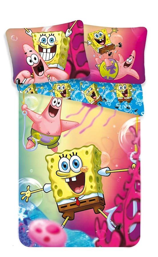 Detské posteľné obliečky Sponge Bob blue