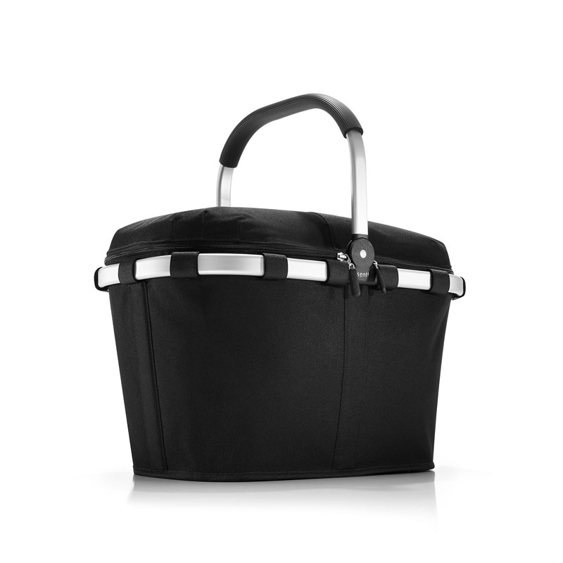 Termo nákupný košík CARRYBAG ISO black z hliníku a polyesteru 48x29x28 cm v čiernej farbe, Reisenthel