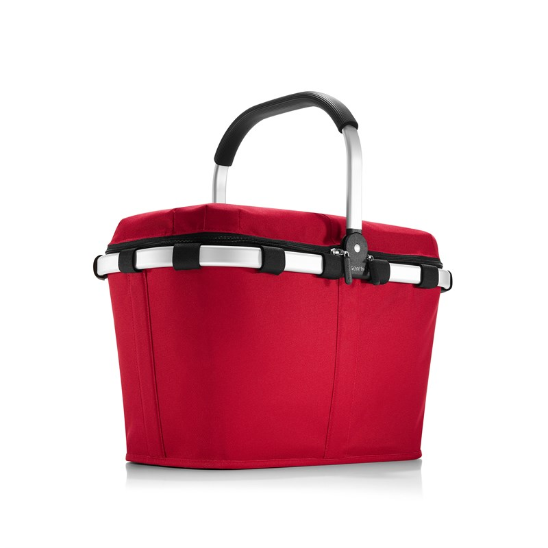 Termo nákupný košík CARRYBAG ISO red z hliníku a polyesteru 48x29x28 cm v červenej farbe, Reisenthel