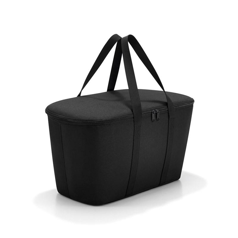 Termo taška COOLERBAG black z polyesteru a termo vložky 44,5x24,5x25 cm v čiernej farbe, Reisenthel