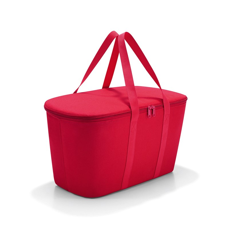 Termo taška COOLERBAG red z polyesteru a termo vložky 44,5x24,5x25 cm v červenej farbe, Reisenthel