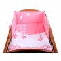 3-dielne posteľné obliečky Belisima Hviezdička 100x135 ružové
