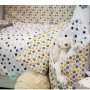 6-dielne posteľné obliečky Belisima Mačiatka 100/135 žlté