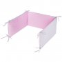 3-dielne posteľné obliečky Belisima zajačik 100/135 ružovo-sivé