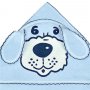 Detská froté osuška 80x80cm psík modrá