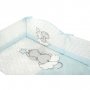 3-dielne posteľné obliečky Belisima Cute Mouse 100/135 tyrkysové