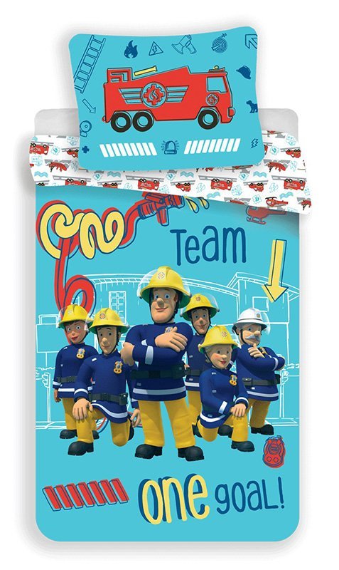 Detské obliečky Požiarnik Sam Team