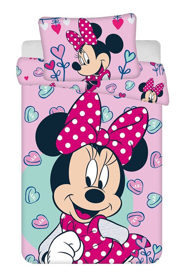 Obliečky do postieľky Minnie Pink 02 baby Disney