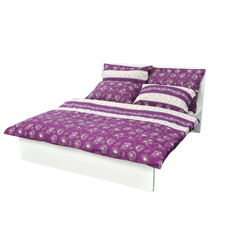 Bavlnené posteľné návliečky Purple