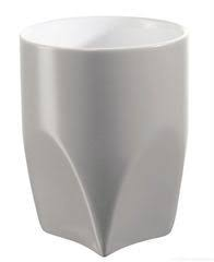 Hrnček na cappuccino CORRETTO 200 ml P:7,6 cm V: 10 cm z keramiky v bielo šedej farbe, ASA Selection