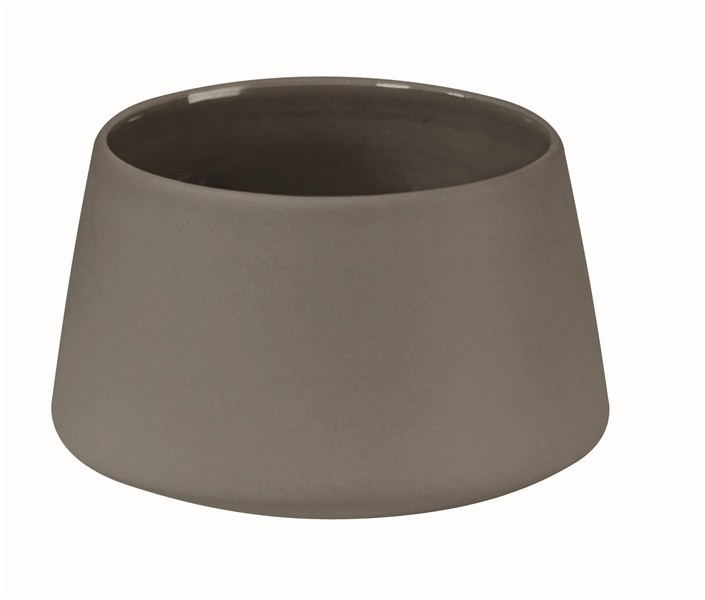 Hrnček SET/4ks P:7 cm V:4,5 cm z porcelánu v svetlo šedej matnej farbe, ASA Selection