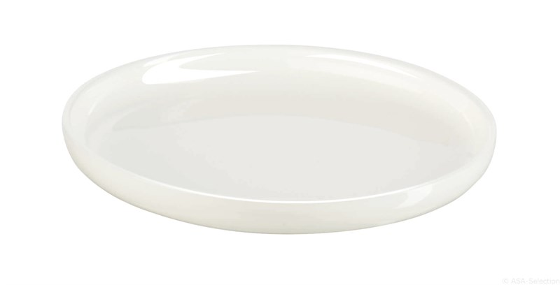 Podšálka espreso OCO P:8,5 cm z porcelánu v bielej lesklo matnej farbe, ASA Selection