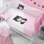 5-dielne posteľné obliečky Belisima LILO & LU 90/120 ružová
