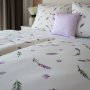 Krepové posteľné obliečky Lavender