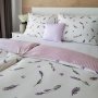 Krepové posteľné obliečky Lavender