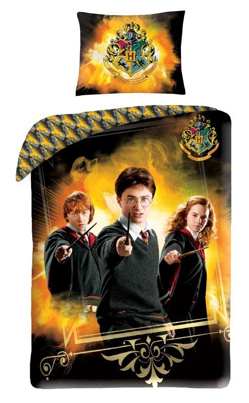 Detské obliečky premium Harry potter gold
