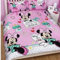 MINNIE MOUSE ´DOUBLE´ - POSTELNÉ OBLIEČKY NA DVOJPOSTEĽ (4741)