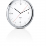 Nástenné hodiny riadené rádiovým signálom CRONO P:30,5 cm H:4,5 cm z nerezu, skla a plastu v matnej