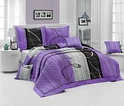 Prehoz na posteľ ETERNITY LILA