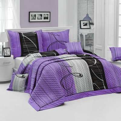 Prehoz na posteľ ETERNITY LILA