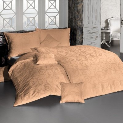 DAMAŠKOVÉ obliečky LOLITA lososová