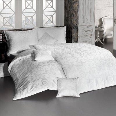 DAMAŠKOVÉ návliečky LOLITA biela