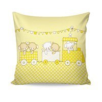 Detský návlek ROZPRÁVKOVÝ VLÁČIK ŽLTÝ