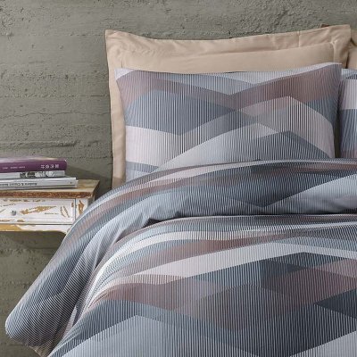 Saténové obliečky HELIX HNEDÁ issimo Home