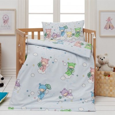 Návliečky do postieľky ŠKRIATKOVIA