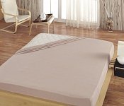 PRESTIERADLO JERSEY S ELASTANOM SVETLO HNEDÁ