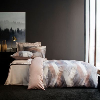 Saténové obliečky issimo Home HELIX HNEDÁ