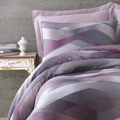 Saténové obliečky issimo Home HELIX FIALOVÁ