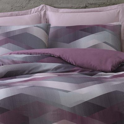 Saténové obliečky issimo Home HELIX FIALOVÁ