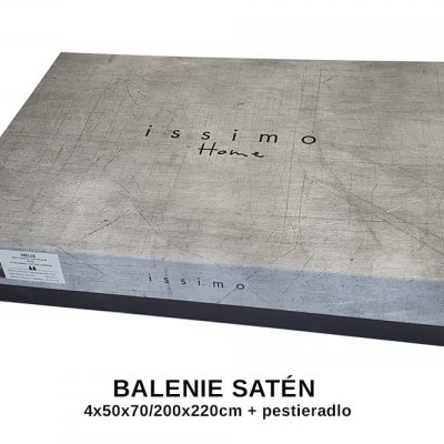 Saténové obliečky issimo Home HELIX HNEDÁ