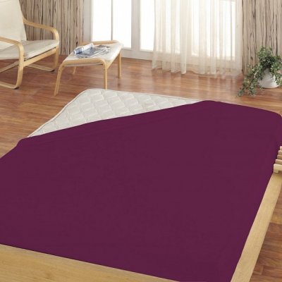 POSTEĽNÁ PLACHTA JERSEY FIALOVÁ