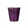 Svietnik LALLY P:10 cm V:10 cm zo skla vo fialovej a champagne farbe, Broste