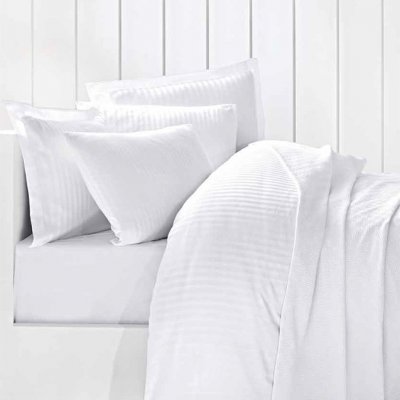 Saténové obliečky SIMPLY WHITE issimo Home