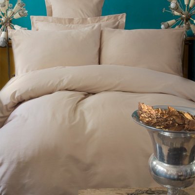 Saténové obliečky SIMPLY BEIGE issimo Home