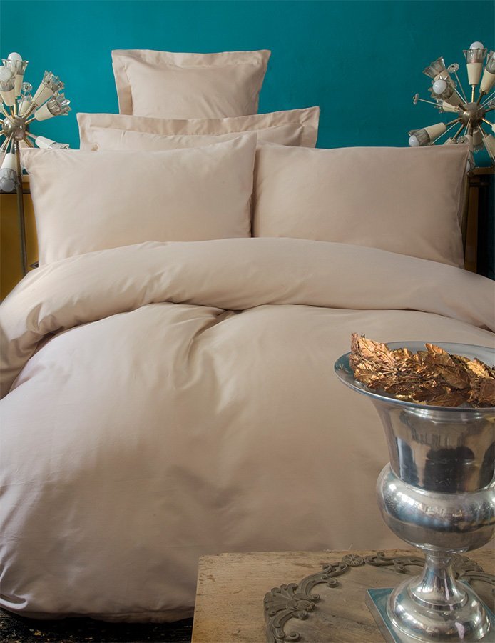 Saténové obliečky SIMPLY BEIGE issimo Home