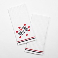 Kuchynská utierka vaflová Romantika