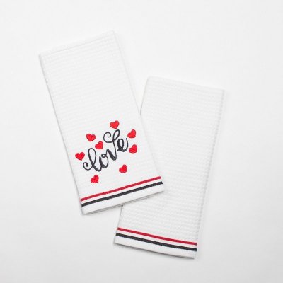 Kuchynská utierka vaflová Romantika