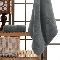 Osuška do kúpeľne Rey tmavo šedá Matějovský