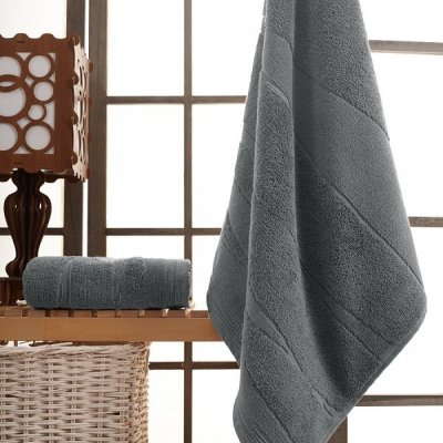 Osuška do kúpeľne Rey tmavo šedá Matějovský