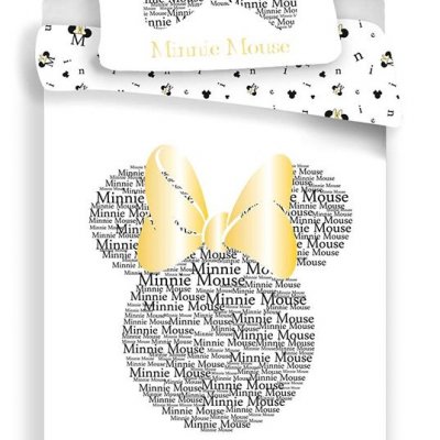 Detské posteľné obliečky Minnie gold