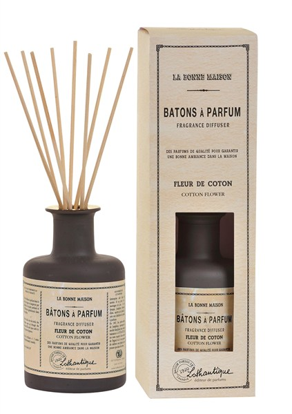 Vonný difuzér s drievkami 200 ml Cotton flower, Lothantique