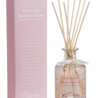 Vonný difuzér s drievkami 200 ml ruže, Lothantique