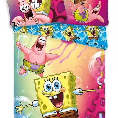 Detské posteľné obliečky Sponge Bob blue