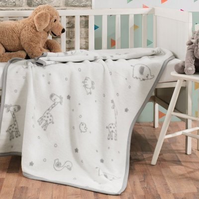 Detská deka Žirafa a kamaráti