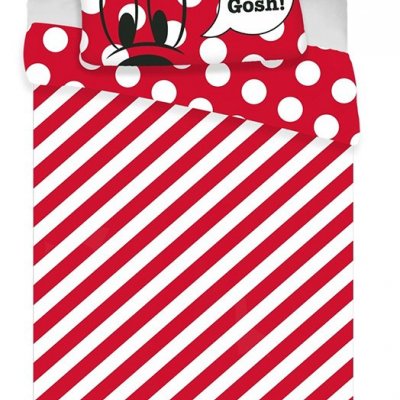 Detské posteľné obliečky Minnie Red "oh gosh"